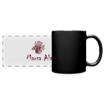 Marsa Alam - Ägypten - mit Feuerfisch - Panorama-Tasse farbig - Schwarz - Vorne