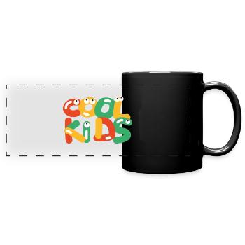 COOL KIDS - Mug panoramique uni - noir - Devant