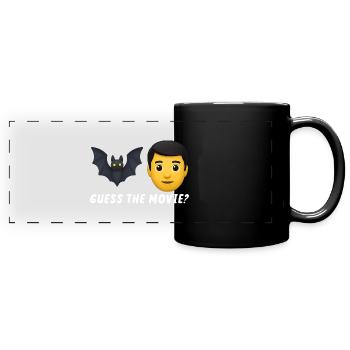 Devinez le film Drôle Humoristique - Mug panoramique uni - noir - Devant