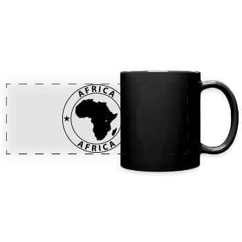 Africa - Panorama-Tasse farbig - Schwarz - Vorne