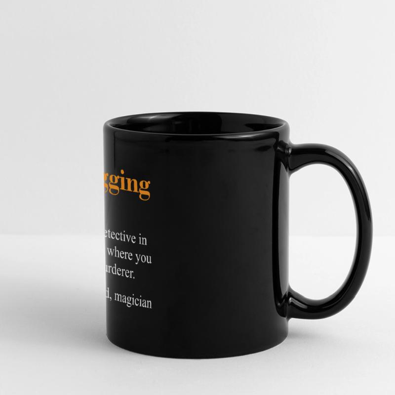 Debugging see also wizard magician Geschenk Nerd Panorama-Tasse farbig