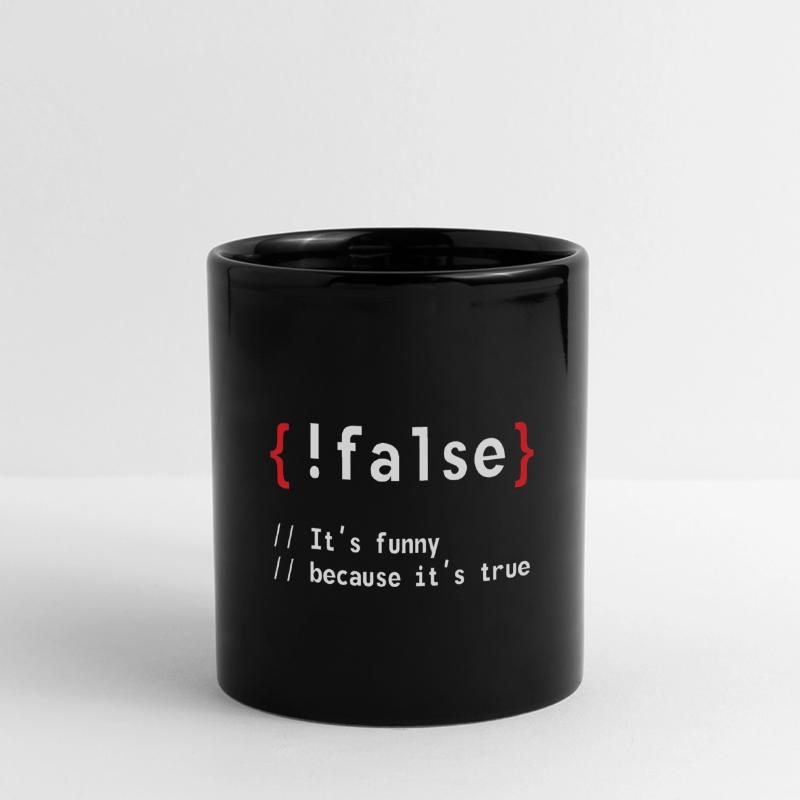 Coding Debug Admin Programme Cadeau Mug panoramique uni
