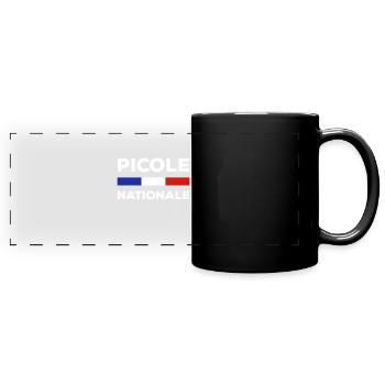PICOLE NATIONALE - Mug panoramique uni - noir - Devant
