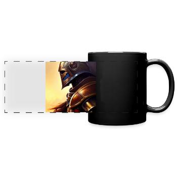 Royale Knight - Panorama-Tasse farbig - Schwarz - Vorne