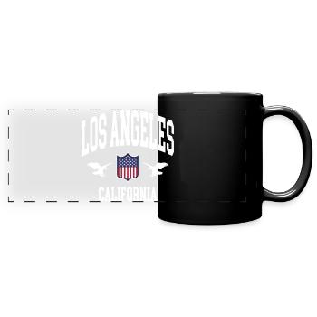 Los Angeles - Full Colour Panoramic Mug - black - Front