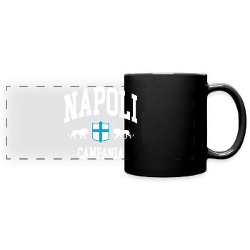 Naples - Full Colour Panoramic Mug - black - Front