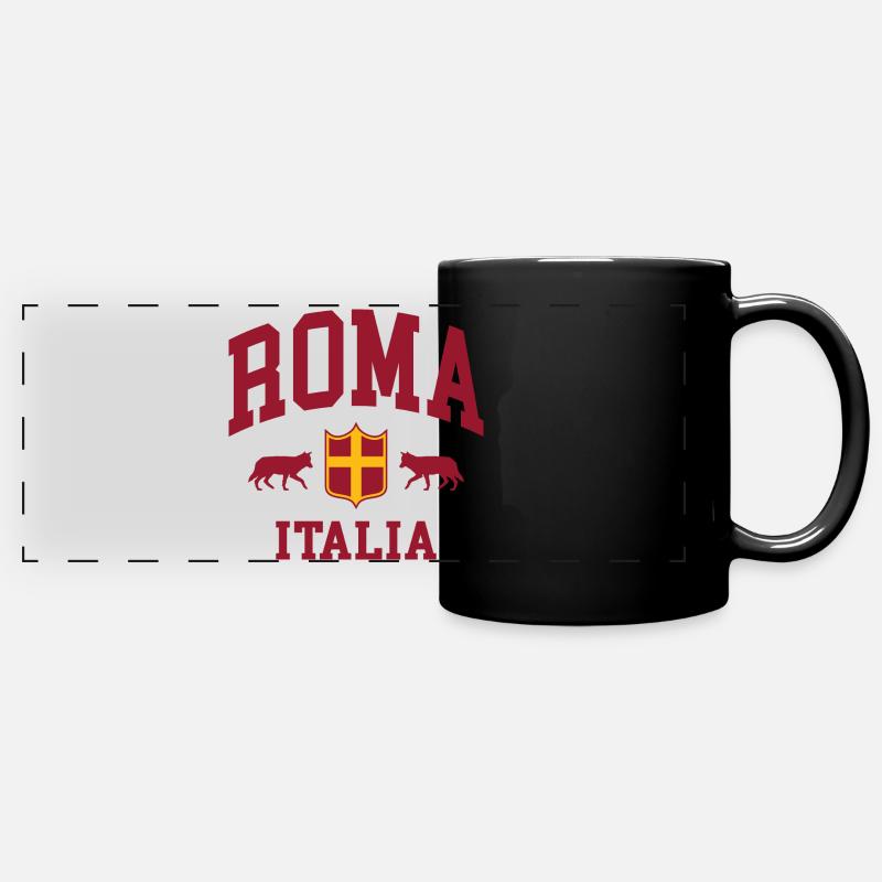 Rome - Full Colour Panoramic Mug - black