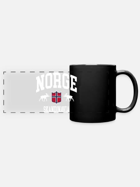 Norway - Full Colour Panoramic Mug - black