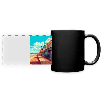Great Yarmouth England Uk Reiseposter Souvenir - Panorama-Tasse farbig - Schwarz - Vorne