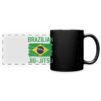 Brazilian Jiu-Jitsu BJJ T-shirt Jiu Jitsu - Panorama-Tasse farbig - Schwarz - Vorne