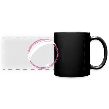Paragliding Gleitschirm - Panorama-Tasse farbig - Schwarz - Vorne