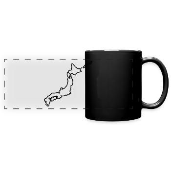 Japan - Japanese - Full Colour Panoramic Mug - black - Front