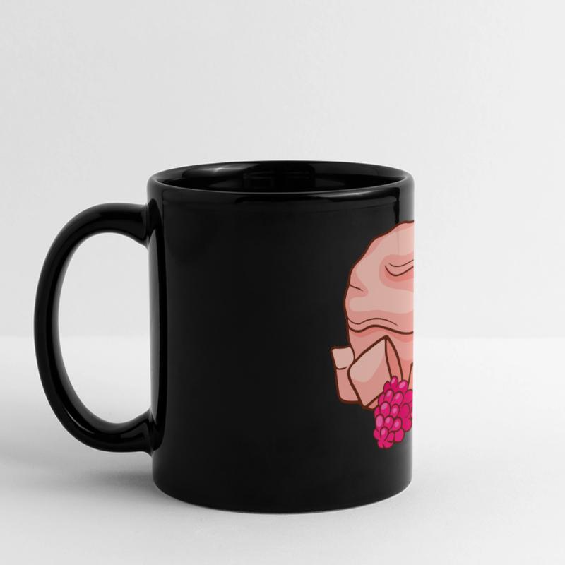 Eis Speiseeis Eiskrem Eiscreme Erdbeeren Himnbeere Panorama-Tasse farbig