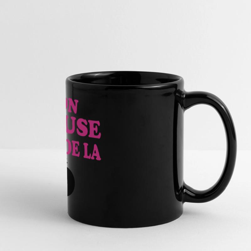 Mon épouse c'est de la bombe 333 Mug panoramique uni