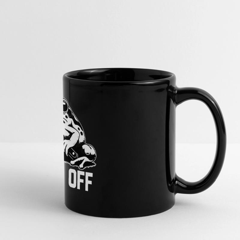 Vintage Frog Toad Meme Grumpy Frog Don't Toad Me Full Colour Panoramic Mug