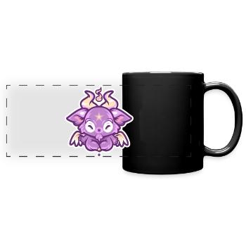 Cute Satan - Full Colour Panoramic Mug - black - Front