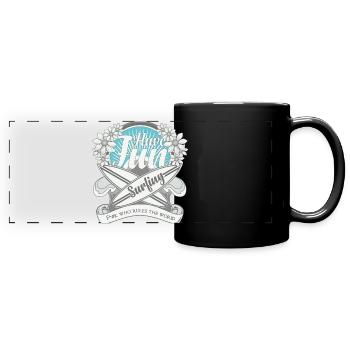 SURF, SURF - Mug panoramique uni - noir - Devant