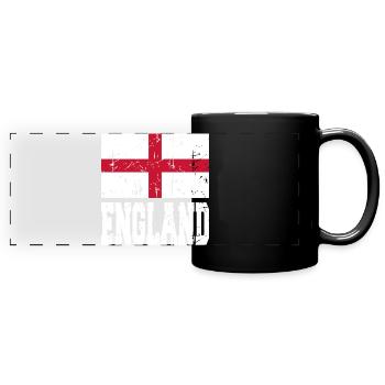 Angleterre - Mug panoramique uni - noir - Devant