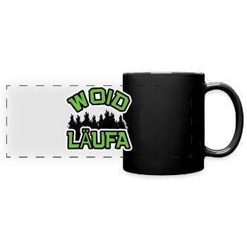 Woidlaufa - Ranger, sport in nature - Full Colour Panoramic Mug - black - Front