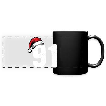 91 Number Christmas - Full Colour Panoramic Mug - black - Front