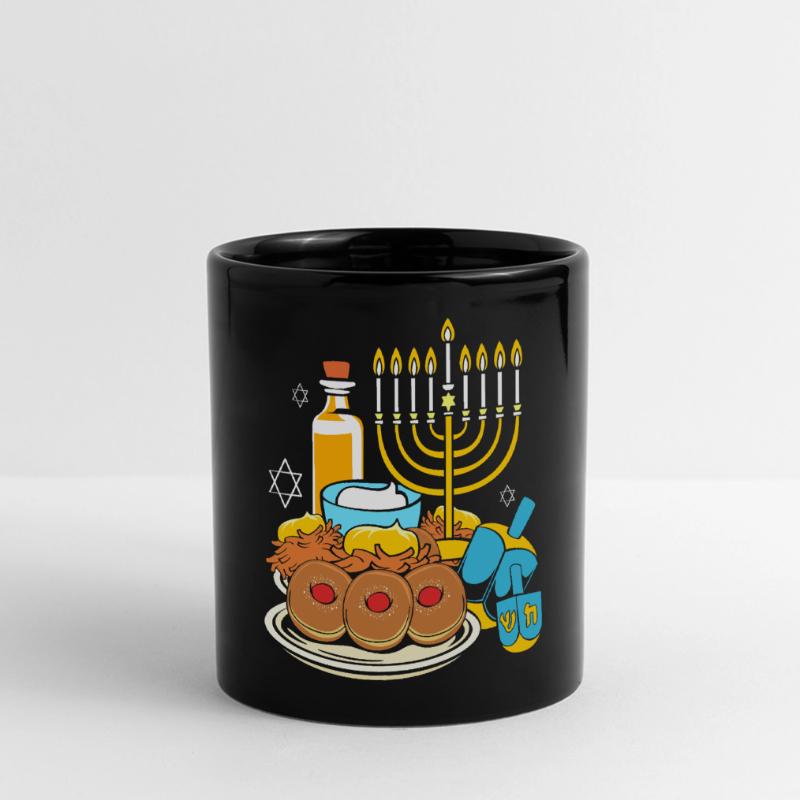 Hanoukka Hanoukka Hanoukka Mug panoramique uni
