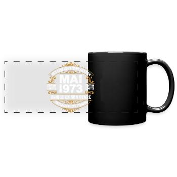 May 1973  - Mug panoramique uni - noir - Devant