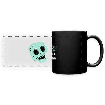 Hell yeah! - Full Colour Panoramic Mug - black - Front