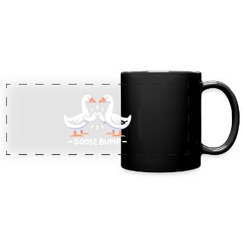 Goose Bump - Geese Memes - Full Colour Panoramic Mug - black - Front