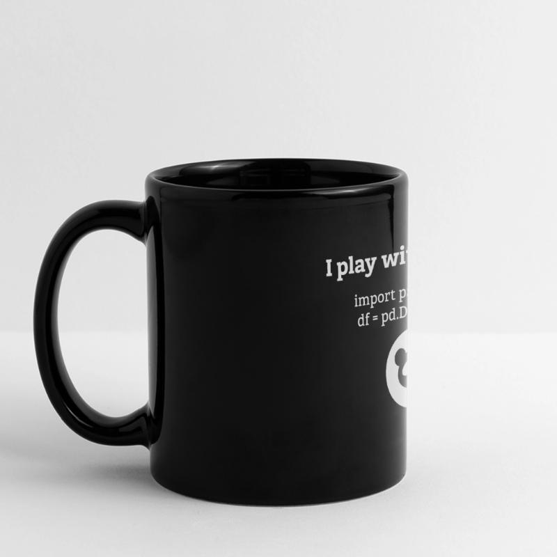 Pandas Data Science Computer Science Gift Full Colour Panoramic Mug
