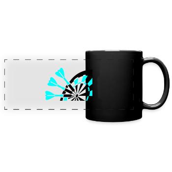 dart - Full Colour Panoramic Mug - black - Front