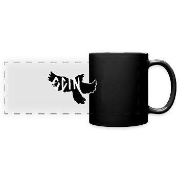 ODIN Design - Full Colour Panoramic Mug - black - Front