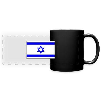 Israël - Mug panoramique uni - noir - Devant