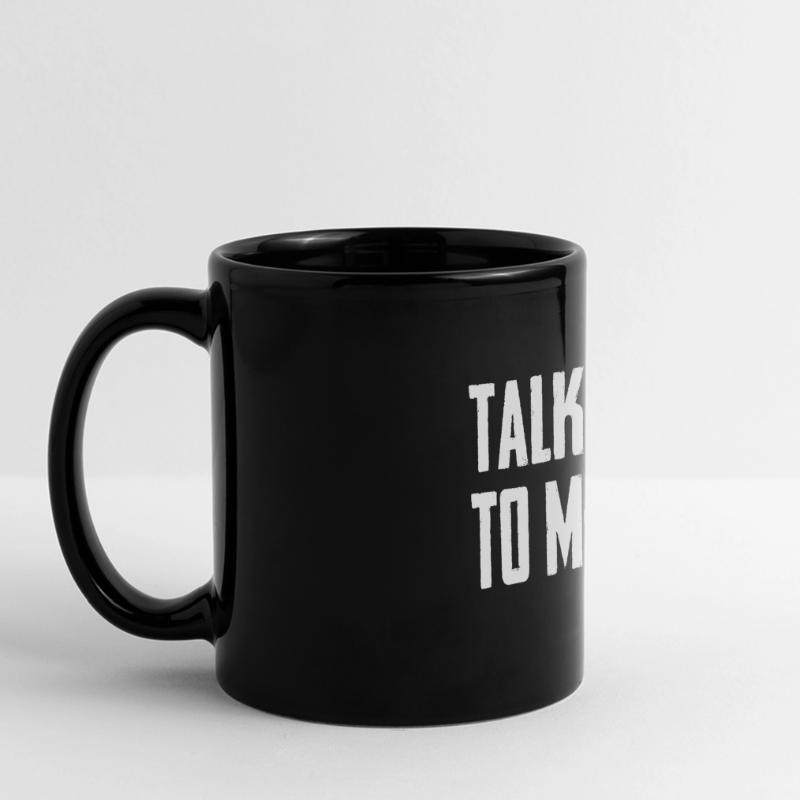 Talk data to me Data Science Computer Science Full Colour Panoramic Mug