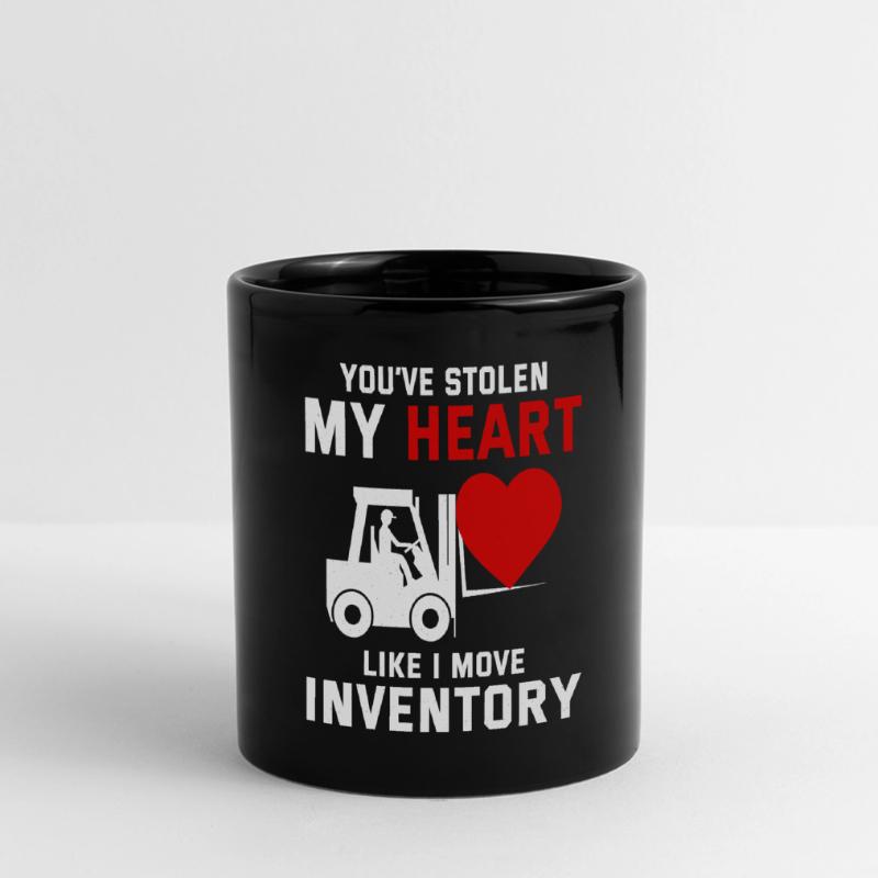 Forklift Operator Driver Valentine’s Day Funny Full Colour Panoramic Mug
