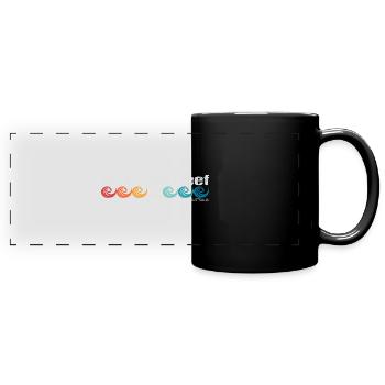 No Name Reef - Panorama-Tasse farbig - Schwarz - Vorne