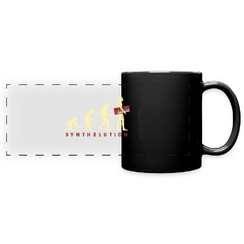 Synthétiseur Vintage Evolution Synthelution - Mug panoramique uni - noir - Devant