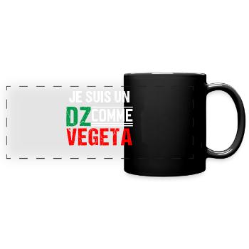 Algérie, DZ, je suis un dz, idée cadeau maghreb - Mug panoramique uni - noir - Devant