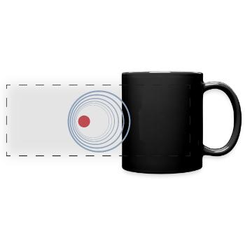 Arbre Doppler effet cadeau physicien physique - Mug panoramique uni - noir - Devant