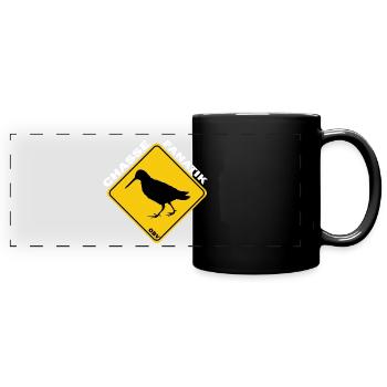 OBV - Chasse Fanatik Bécasse au sol - Mug panoramique uni - noir - Devant