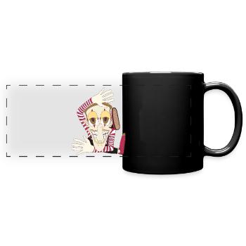 BILD GEMACHT - Panorama-Tasse farbig - Schwarz - Vorne