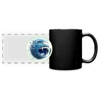 If the earth could scream - Full Colour Panoramic Mug - black - Front