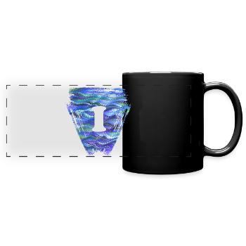 Dreieck E 103 I - Full Colour Panoramic Mug - black - Front