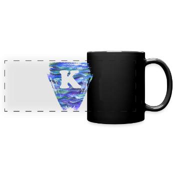 Dreieck E 103 K - Full Colour Panoramic Mug - black - Front