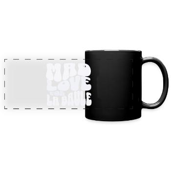 Mad love for La Baule 2 - Mug panoramique uni - noir - Devant