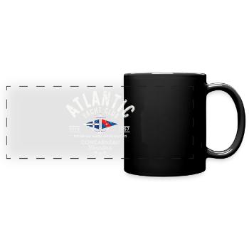 Atlantic Yacht Club Concarneau Finistere coul - Panorama-Tasse farbig - Schwarz - Vorne