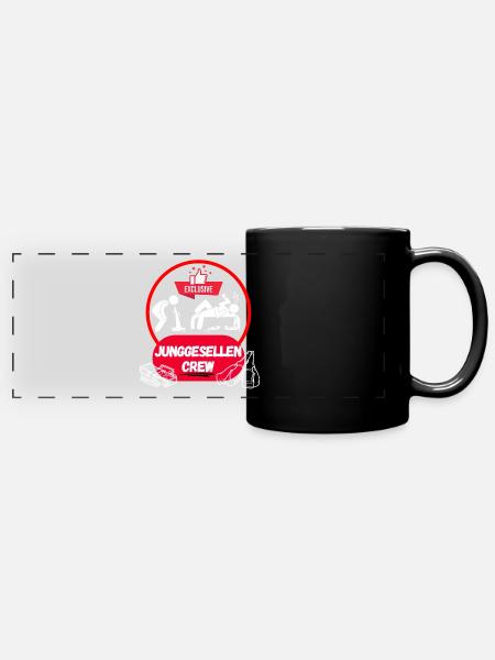 JGA - Panorama-Tasse farbig - Schwarz