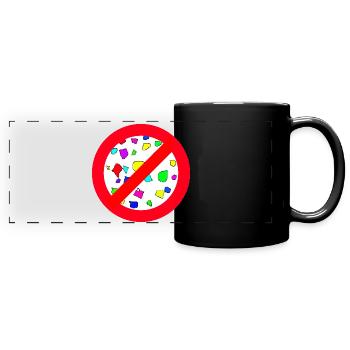 SSMK Logo Only - Full Colour Panoramic Mug - black - Front