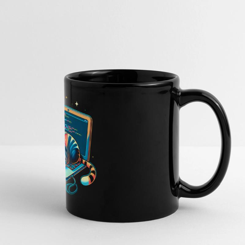 Code in progress.. - Programming Cats Full Colour Panoramic Mug