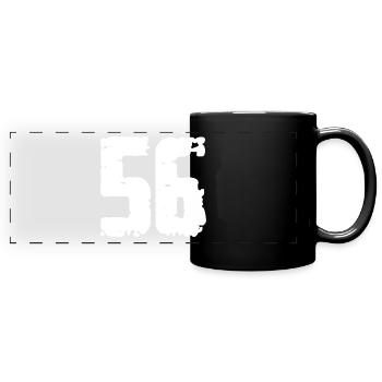 56 Number Vintage - Full Colour Panoramic Mug - black - Front