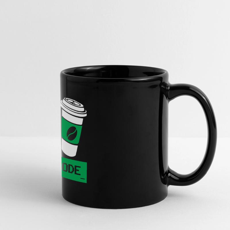 I turn coffee into developer code Full Colour Panoramic Mug